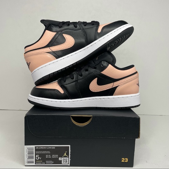 Nike Air Jordan 1 Retro Low GS “Crimson Tint” NEW - Picture 3 of 4